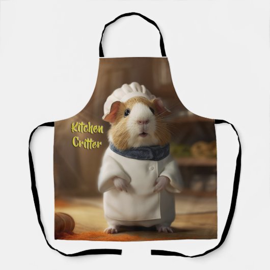 Keuken Huisdier II Cavia Schort (Voorkant)