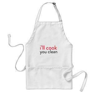 Keuken Humor - Ik zal koken.You Clean Standaard Schort