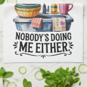 Keuken Humor Quote Handdoek (Gevouwen)