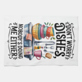 Keuken Humor Quote Handdoek (Horizontaal)