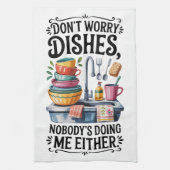 Keuken Humor Quote Handdoek (Verticaal)