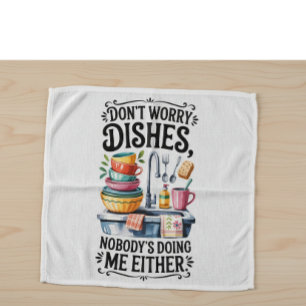 Keuken Humor Quote Handdoek