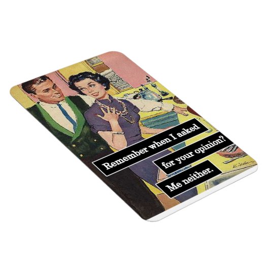  keuken iedereen heeft zijn mening magneet (Rechterzijde)