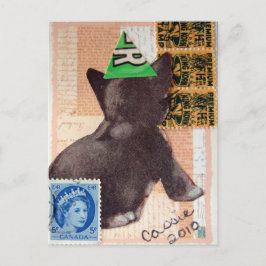 Keuken in Gemengde Media van het Pet van een Parti Uitnodiging Briefkaart