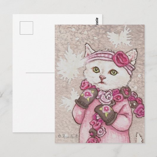 Keuken in wanten en zweet in snoep schattig Briefk Briefkaart (Voorkant / Achterkant)