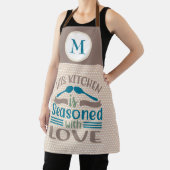 Keuken is gekruid met liefde Monogram Cadeau Schort (Insitu)