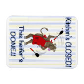 Keuken is gesloten magneet (Horizontaal)