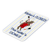 Keuken is gesloten magneet (Linkerzijde)