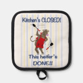 Keuken is gesloten pannenlap (Voorkant)