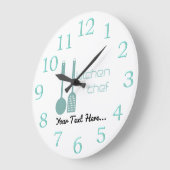 Keuken Kaas Logo Mint Groene Klok (Hoek)