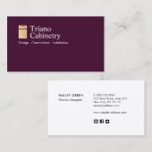 Keuken Kabinetry Design Visitekaartje (Voorkant / Achterkant)