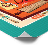 Keuken Kalendar met Oude Keukengereedschappen Poster (Hoek)