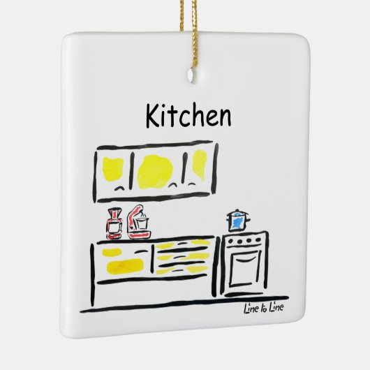 keuken keramisch ornament (Rechts)