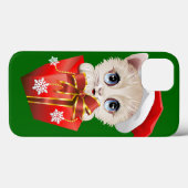 Keuken kerstkerstkerstkerstkerstman met cadeautas  Case-Mate iPhone case (Achterkant (horizontaal))