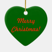 Keuken kerstkerstkerstman met cadeau keramisch ornament (Achterkant)