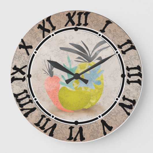 keuken, keuken grote klok (Voorkant)