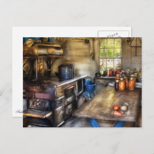 Keuken - keuken in het thuisland briefkaart (Voorkant / Achterkant)