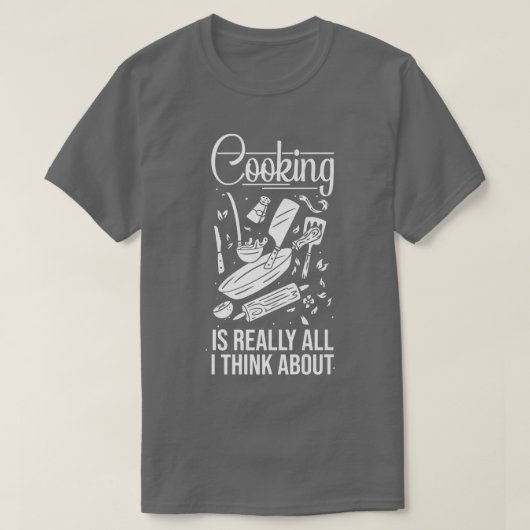 keuken keuken keuken kokkoesmes eten t-shirt (Design voorkant)