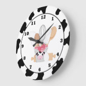Keuken Koe leuke cartoon wandklok (Hoek)