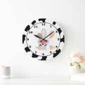 Keuken Koe leuke cartoon wandklok (Huis)
