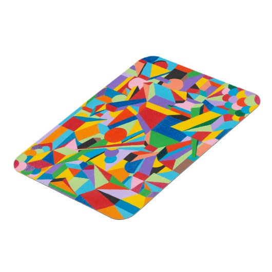 Keuken Koelkast Magneet met art print ontwerp (Linkerzijde)