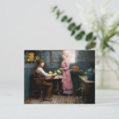 Keuken - Koffie van 1915 Briefkaart (Staand voorkant)