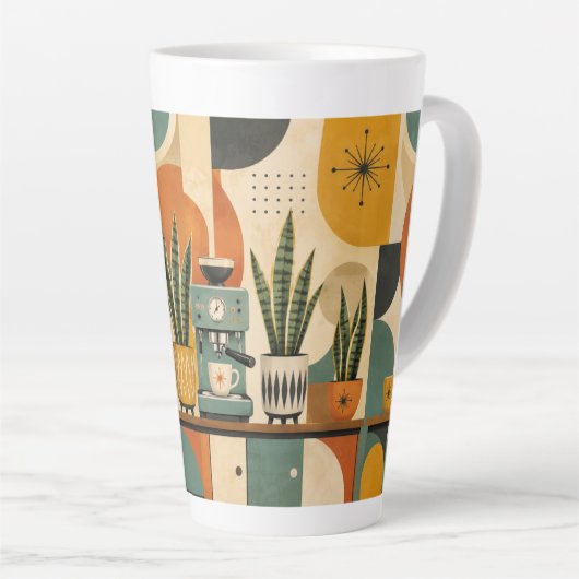Keuken koffiekop latte mok (Rechterhoek)