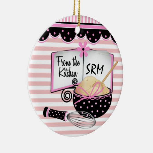 Keuken / Koken / Label - SRF Keramisch Ornament (Rechts)