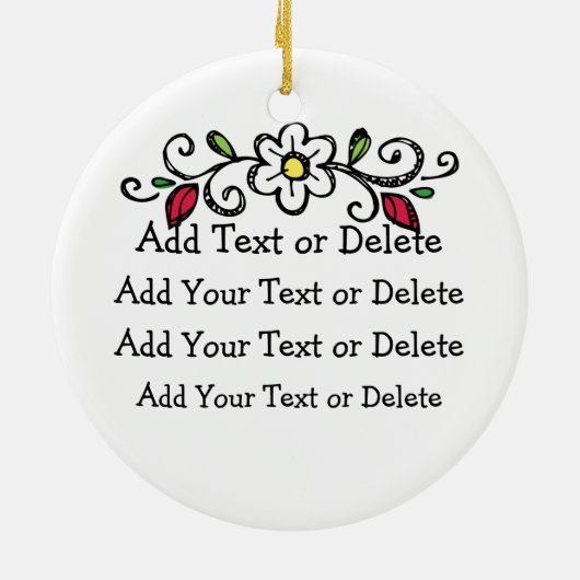 Keuken / Koken / Label - SRF Keramisch Ornament (Achterkant)