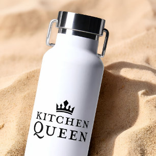 Keuken Koningin Pickleball Hoed Kroon Cadeau Voor  Waterfles