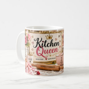 Keuken Koningin Roze Bakmok Koffiemok