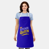 Keuken Koningin Schort All-Over Print Schort (Gedragen)