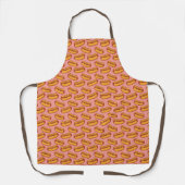 Keuken Kook Chef Heet Stippenpatroon Leuk Schort (Voorkant)
