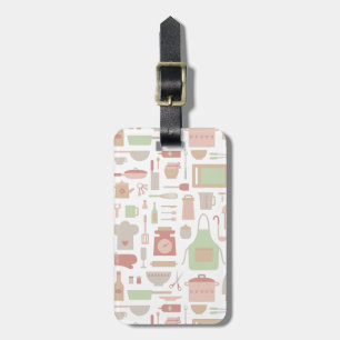 Keuken Kookaccessoires en Bestek Patroon Bagagelabel