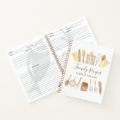 Keuken Kookgerei Familie Recept Kookboek Notitieboek (Binnen)