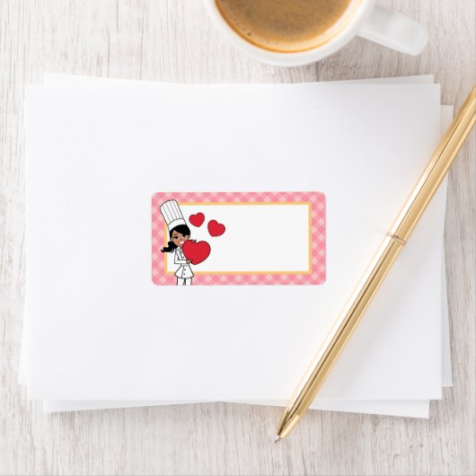 Keuken Kunst Meisje Label (Insitu)