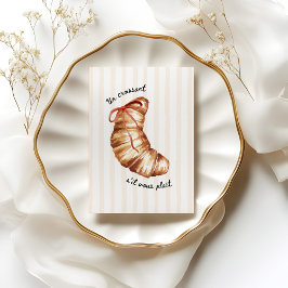 Keuken Kunstprint Un Croissant S'il Vous Plaît Poster