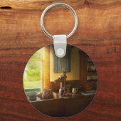 Keuken - Land - Een keuken op het platteland Sleutelhanger (Voorkant)