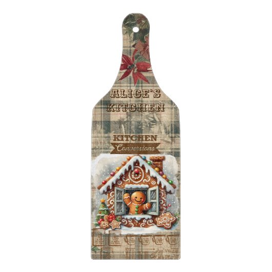 Keuken leuk! snijplank van Gingerman (Voorkant)