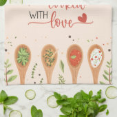 Keuken Liefde - Hartverwarmende Culinaire Handdoek (Gevouwen)