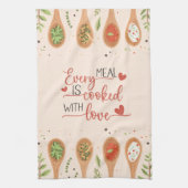 Keuken Liefde - Hartverwarmende Culinaire Handdoek (Verticaal)