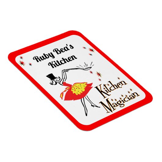 Keuken Magician Custom Retro Koelkast Magneet (Rechterzijde)