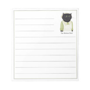 KEUKEN MAID CAT 5.5x6 Notitieblok + Lijnen