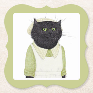 KEUKEN MAID CAT Bracket Papier Onderzetters