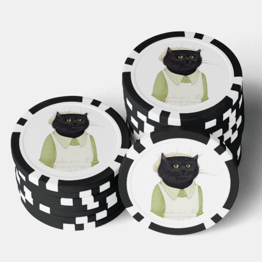 KEUKEN MAID CAT Poker Chips (Opstapeling)