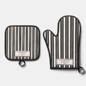 Keuken Meester Ovenwant & Pannenlap Set (Voorkant)