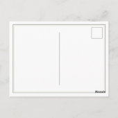KEUKEN MEISJE KAT BRIEFKAART (Achterkant)