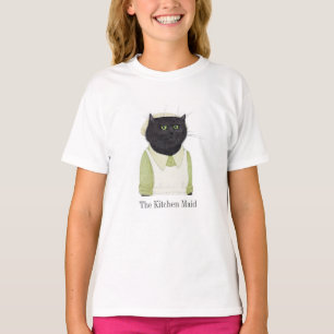 KEUKEN MEISJE KAT Meisjes Basis T-shirt