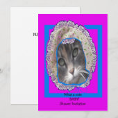 Keuken met baby shower in de motorkap kaart (Voorkant / Achterkant)