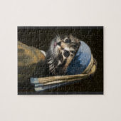 Keuken met een parelaar die puzzel verdraagt legpuzzel (Horizontaal)